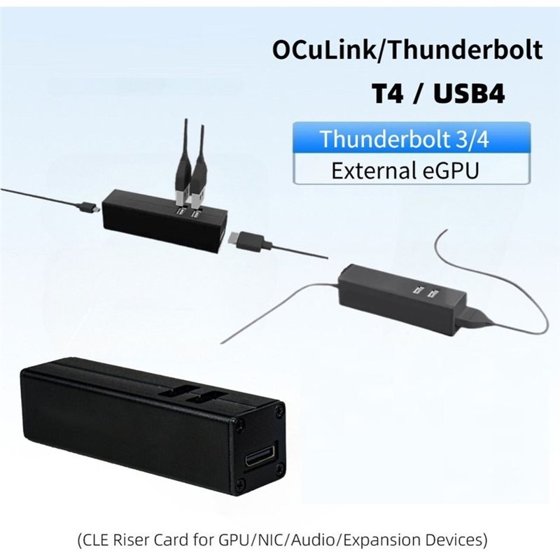 Super Deal -T4 Oculink Thunder - Gpu External Dock Egpu Thunderbolt 4 评论和价格