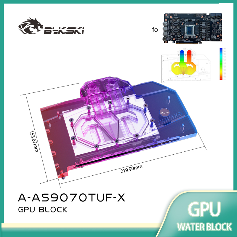 Bykski GPU Block for ASUS Rade - Rx 9070 Xt 评论和价格