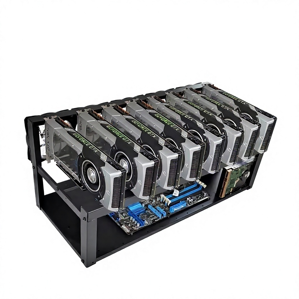CMP 170HX  8-GPU Open Frame Mi - Gpu Mining Rig Frame 8 Gpu 评论和价格